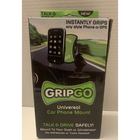 New Instant Grip Go Universal Car Phone GPS Mount To Dash Windshield Uber Lyft - Picture 1 of 5